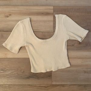 UO Scoop neck crop top